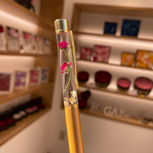 世界一小さなバラ＊ボールペン ペン・筆記用具 RoseGarden Aoyama 通販
