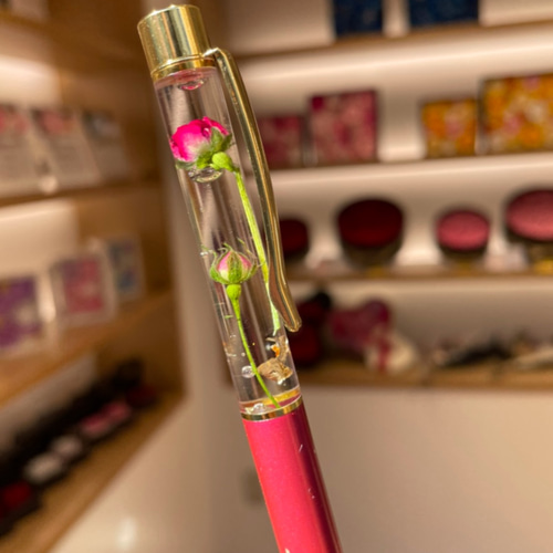 世界一小さなバラ＊ボールペン ペン・筆記用具 RoseGarden Aoyama 通販