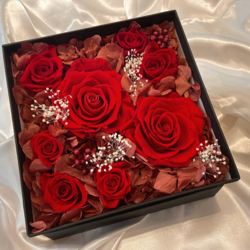 可愛い プリザーブドフラワー バラ レッドローズ Amazon｜可愛い プリザーブドフラワー バラ レッドローズ 薔薇