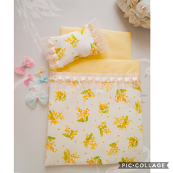 再入荷サイズ変更♡ミモザメルちゃんお布団セット おもちゃ・人形 S&
