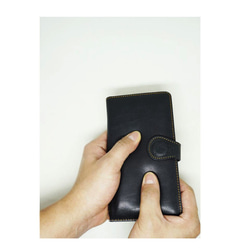 [iphone SE][S2OK pink] 義大利真皮 手帳型外殼 第6張的照片