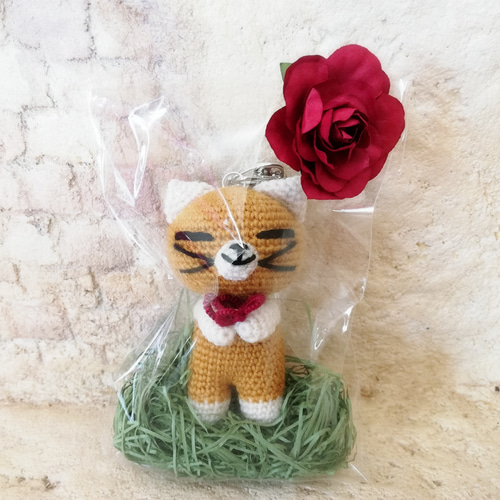RUKURUKU/花火と富士山と子猫達　オルゴナイトキーホルダー RUKURUKU/花火と富士山と子猫達 オルゴナイトキーホルダー