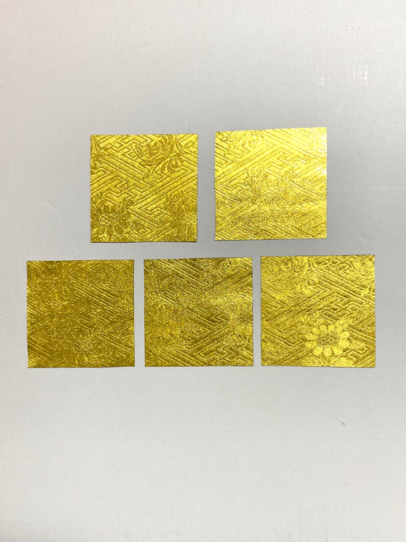 【国内在庫】 金箔コースター(5枚セット) キンサイアート その他キッチン小物 テーブル用品