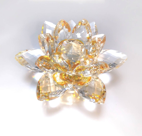 蓮の花クリスタルガラス置物 その他置物 ☽Strawberry Moon☽ 通販