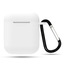 Airpods　シリコン保護ケース　カラビナ付き　送料無料 3枚目の画像