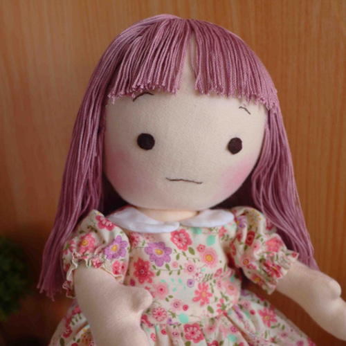 着せ替え布人形はぐっこLサイズセット ローズ その他人形 HagukkoDoll