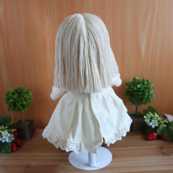 着せ替え布人形はぐっこＬサイズセット　アイボリー 6枚目の画像