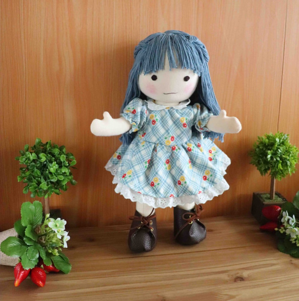 着せ替え布人形はぐっこLサイズ あじさい その他人形 HagukkoDoll 通販 