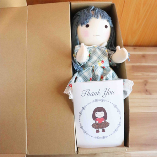 着せ替え布人形はぐっこLサイズ あじさい その他人形 HagukkoDoll 通販 