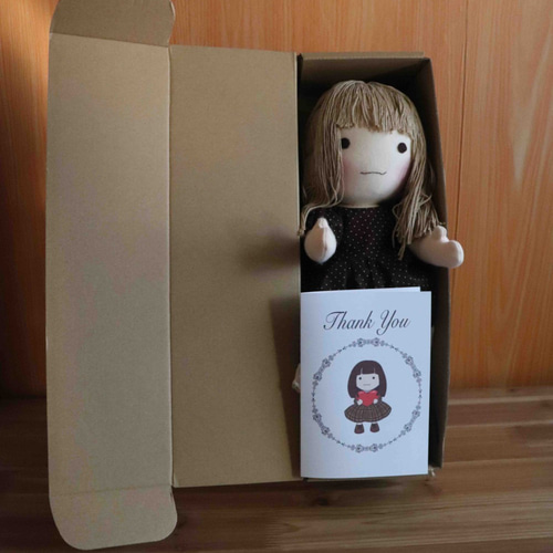 着せ替え布人形はぐっこLサイズ モカ その他人形 HagukkoDoll 通販 