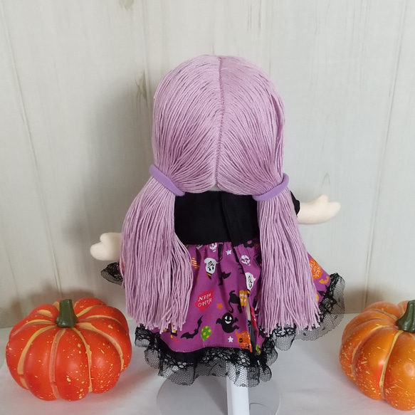 布人形はぐっこMサイズセット ハロウィンパープル 5枚目の画像