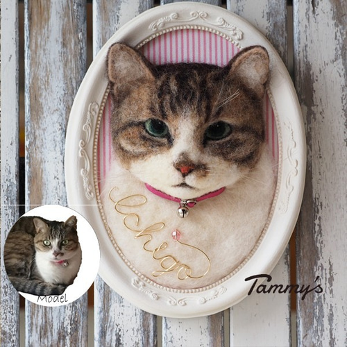 オーダー例 いちごちゃん】 ＃羊毛フェルト ＃フェルト ＃オブジェ立体  