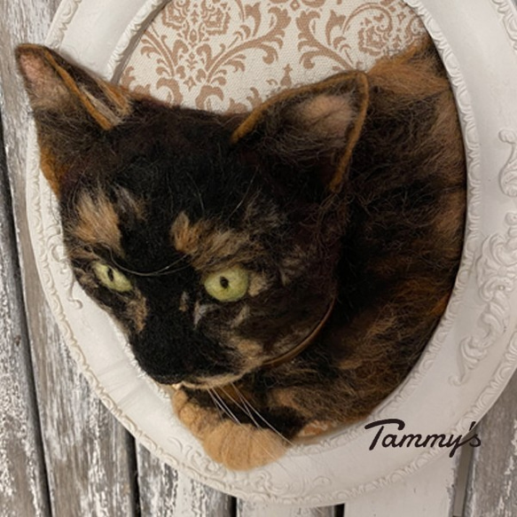 【オーダー例 ななちゃん】 ＃羊毛フェルト ＃フェルト ＃オブジェ立体 ＃ぬいぐるみ人形 ＃ペットメモリアル 