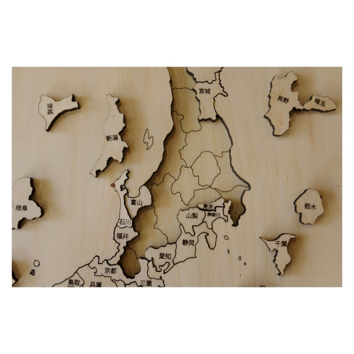 木工 日本地図 パズル その他インテリア雑貨 ratdesignshop 通販