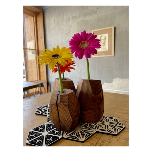 木工 一輪挿し 花瓶 一輪挿し・花瓶・花器 ratdesignshop 通販