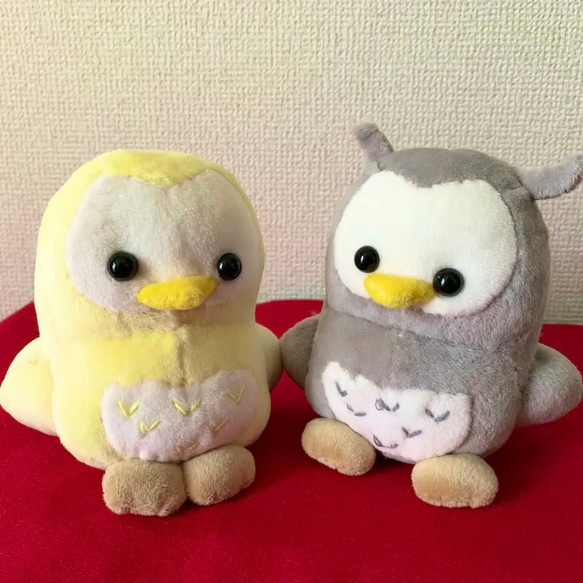 手のひらミミズクのぬいぐるみ 5枚目の画像