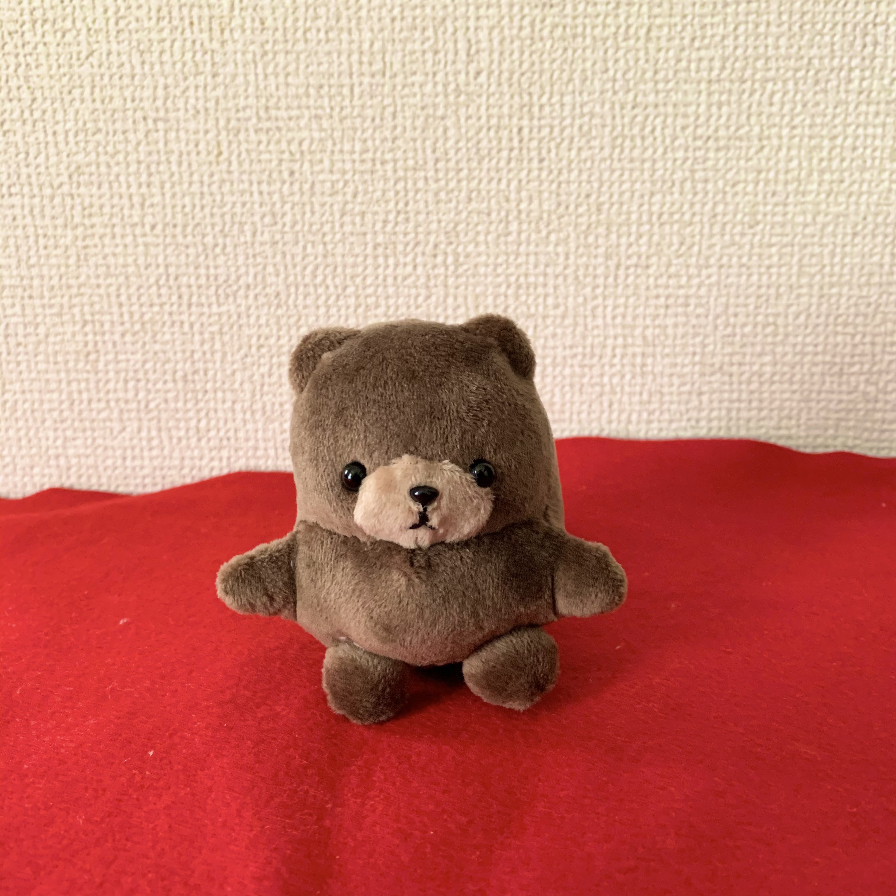 ハンドメイド 作家様 デニム鞄ブーツちびくま ぬいぐるみ くま テディベア
