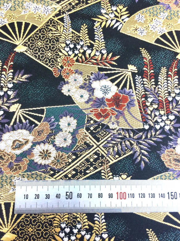 ［新品］西陣織 金襴 生地 はぎれ 和柄 京都 70×30カットクロス 3枚目の画像