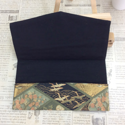 西陣織・金襴の生地で仕立てた袱紗    ふくさ 2枚目の画像