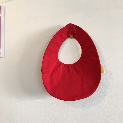 クリスマス風スタイ☆（赤） スタイ・よだれかけ cata 通販 1582441