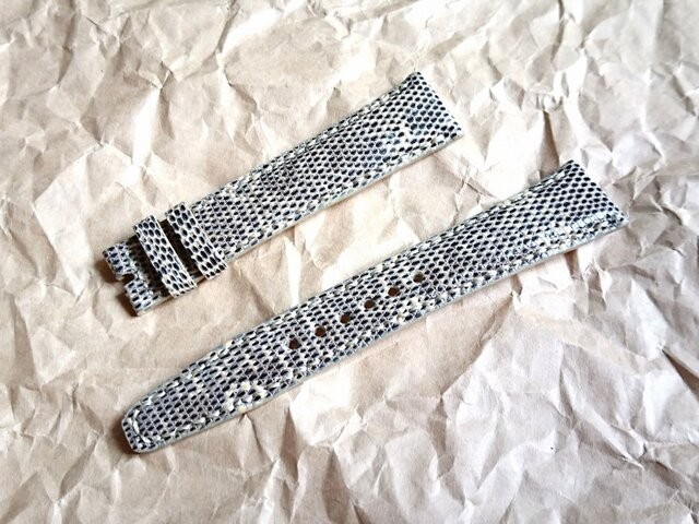 腕時計ベルト 20-16mm リングマークトカゲ #22