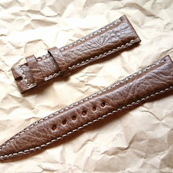 腕時計ベルト 20-16mm クロコダイル ボルドー #34 腕時計 fiore