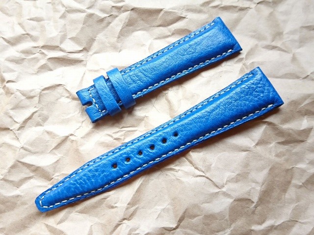 腕時計ベルト 20-16mm ブルー #26