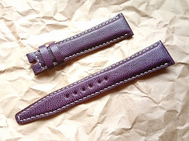 腕時計ベルト 20-16mm パープル #28