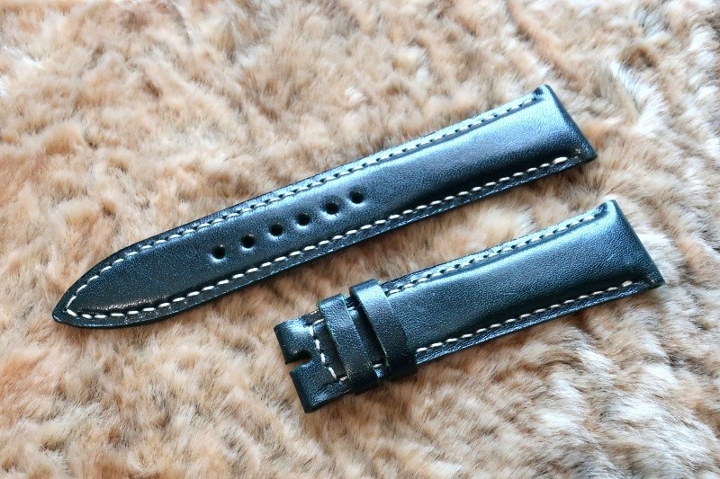 腕時計ベルト 20-18mm ダークグリーン #63