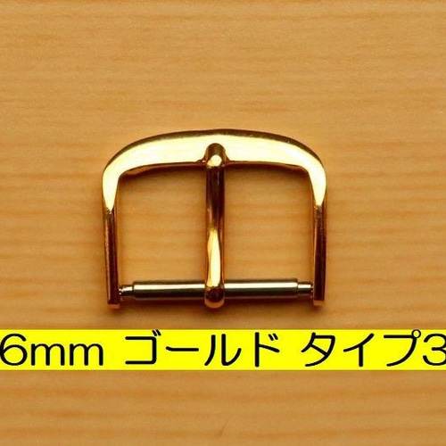 腕時計ベルト用 尾錠 16mm ゴールド 腕時計 fiore bianco 通販
