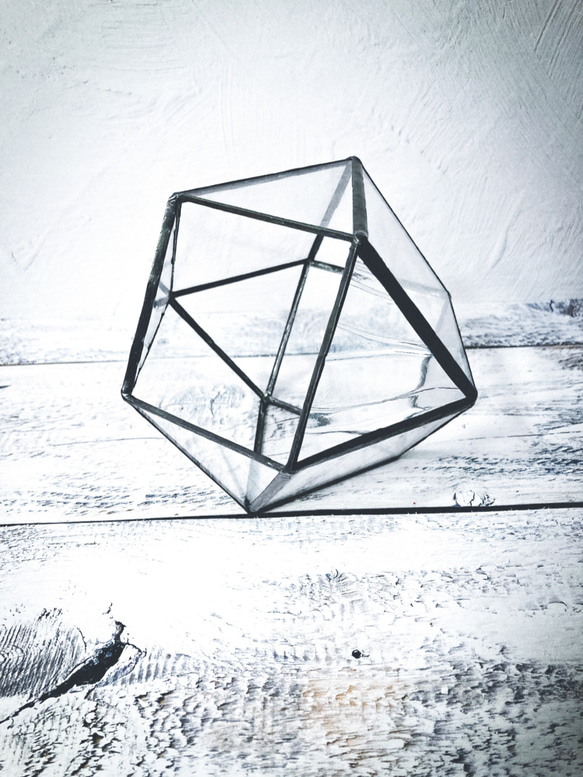 ステンドグラス【LadyBug】ミニ置き型テラリウム 3枚目の画像