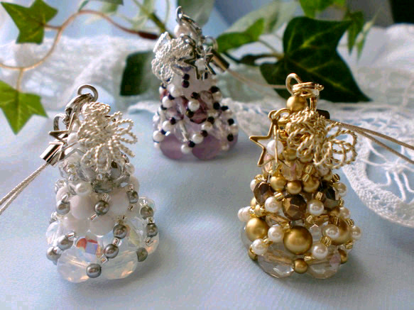 受注発注ビーズステッチクリスマスツリー オーダーページ キーホルダー  