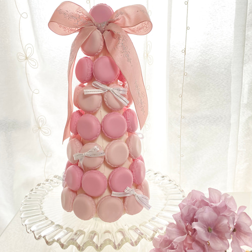 マカロンタワー♡クレイ（ピンク） 雑貨・その他 Belle Fleur 通販