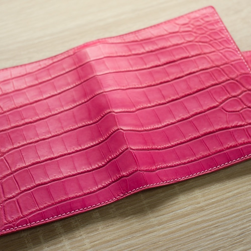 クロコダイルほぼ日手帳革カバー ローズピンク 手帳 Philosophii