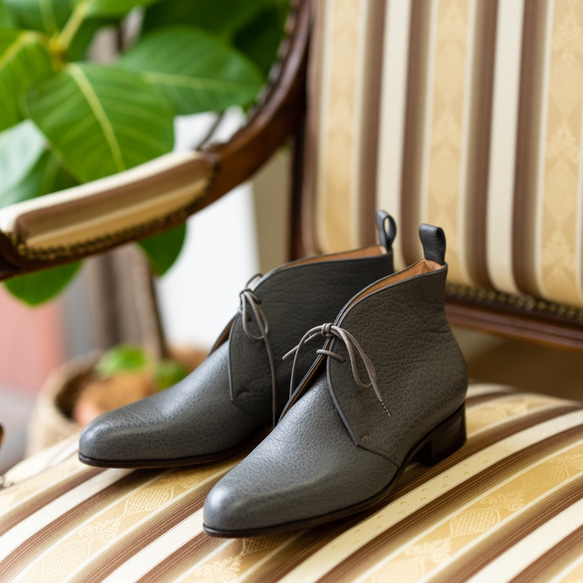 メンズチャッカブーツ フレンチバッファロー／エレファント スニーカー