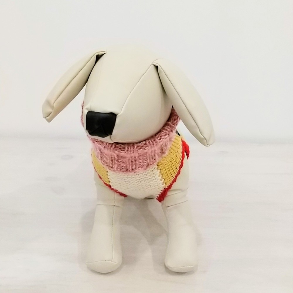 【干支 寅年】犬服　ハンドメイド　1点もの　おしゃれタートルネックセーター