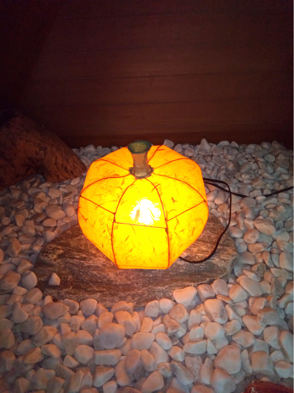 カボチャのランプシェード スタンドライト・テーブルランプ マコマコ
