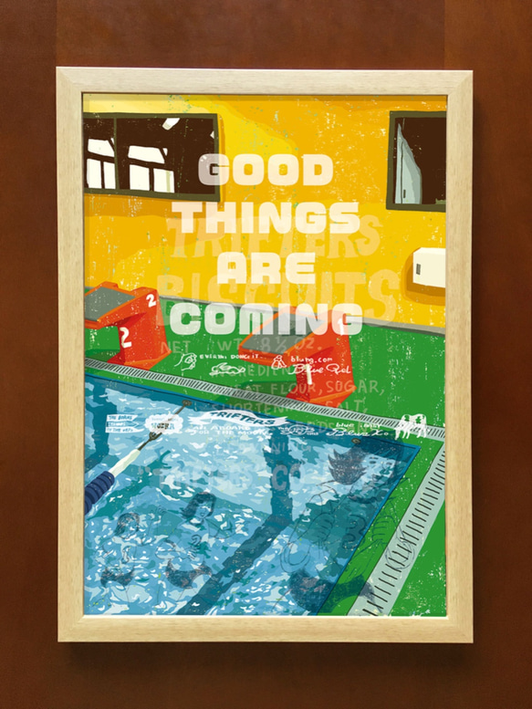 A3〜A1ポスター GOOD THINGS ARE COMING 2枚目の画像