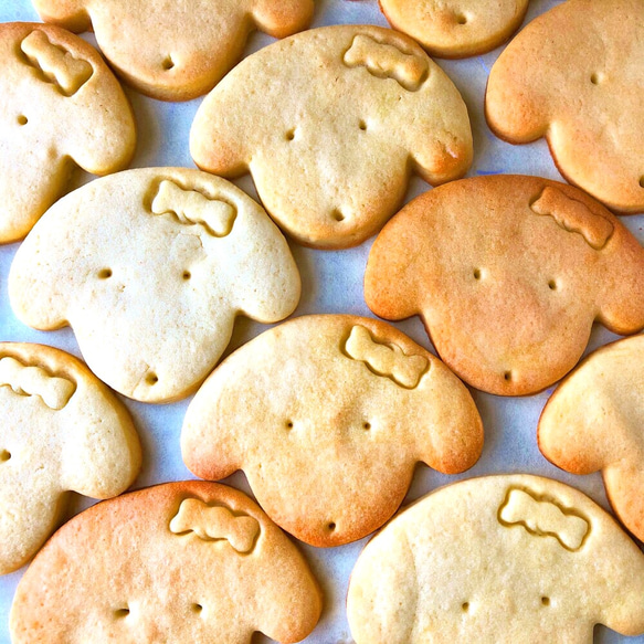 【犬猫クッキー】　バター&マーガリン　手作りクッキー　お菓子　9枚入りセット 2枚目の画像