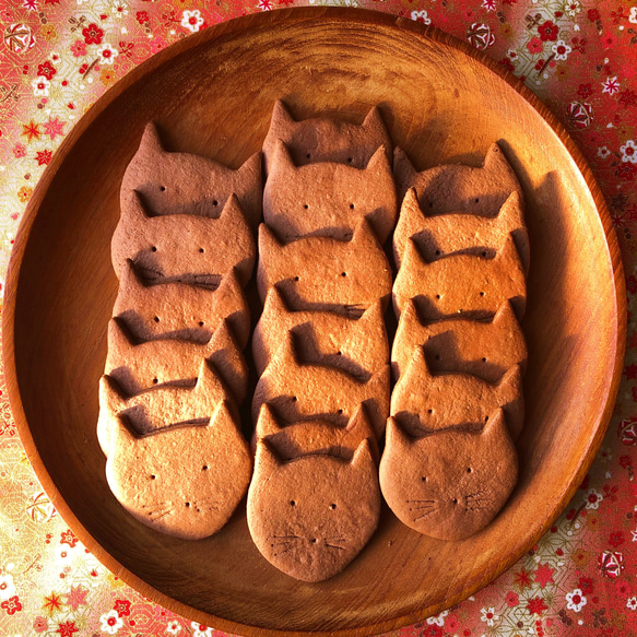 【犬猫クッキー】　バター&マーガリン　手作りクッキー　お菓子　9枚入りセット 5枚目の画像