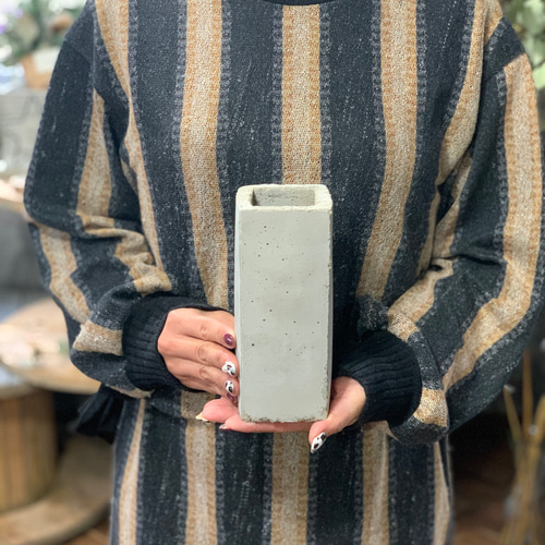 ドライフラワー セメント鉢 モルタル鉢 モルタル花器 モルタル雑貨