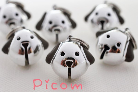 犬いぬ鈴シルバーPicom 1枚目の画像