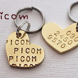 遺失卡★黃銅心形巧克力雙罐型Picom 第2張的照片