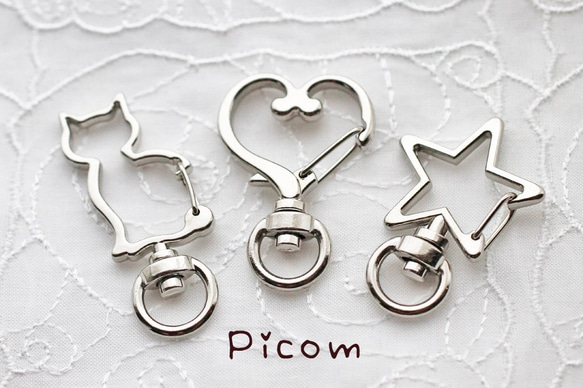 【お試し価格】桜スマイル ストラップ●Picom● 4枚目の画像