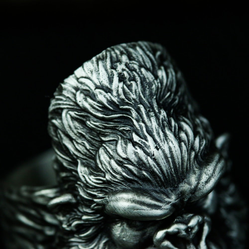 ゴリラ シルバー 925 リング ゴリラシルバーリング、ダイヤモンド925シルバーリング