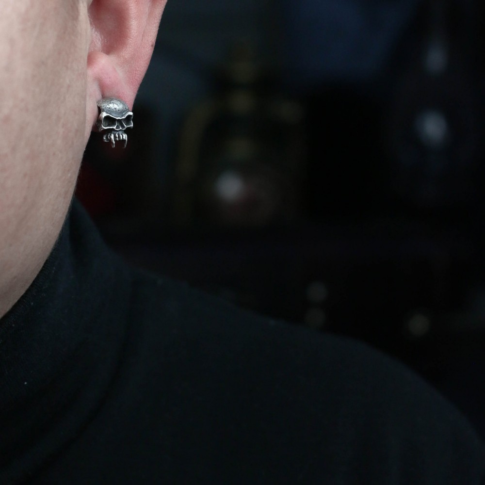 925スターリングシルバースカルピアス