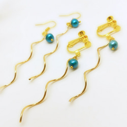 個性的】みみピアス イヤリング変更可 ピアス（フック・チェーン