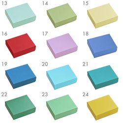 【36色のギフトボックス用】36色のカラーサンプル　36枚　47×67mm 9枚目の画像
