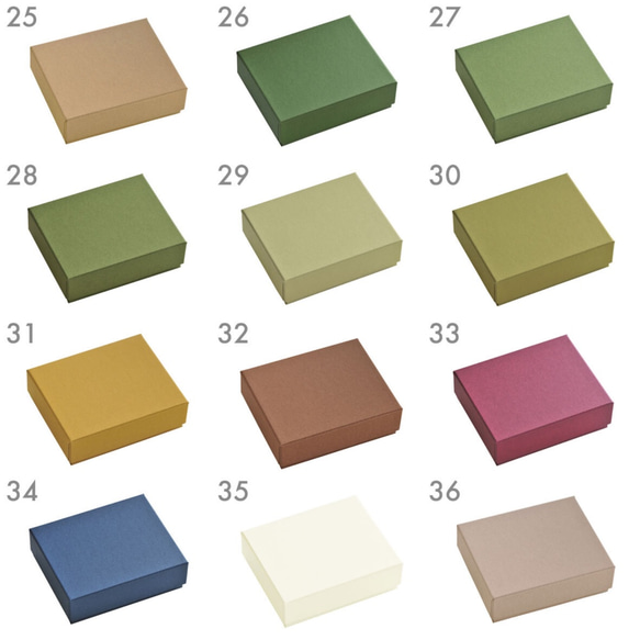 【36色のギフトボックス用】36色のカラーサンプル　36枚　47×67mm 10枚目の画像
