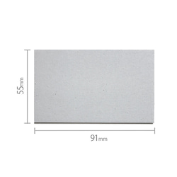 【角留め箱と同じ紙】再生紙の無地カード 55×91mm（50枚）名刺サイズ　日本製 A094 2枚目の画像